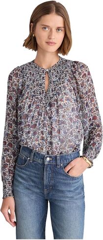Madewell Women's Karlie Top-Crinkle Viscose in Saudi Arabia