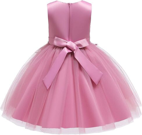HIHCBF Girls Princess Butterflies Tulle Dress Embroidery Pageant Birthday Party Communion Wedding Evening Dance Ball Gowns in Saudi Arabia
