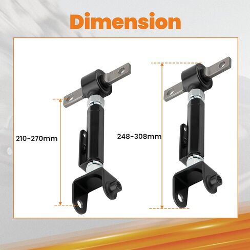 maXpeedingrods Adjustable Rear Camber Arm for Honda Civic 2001-2005, for Acura RSX 2002-2006 Alignment Control Arm, Adjustable Range +/-3° in Saudi Arabia