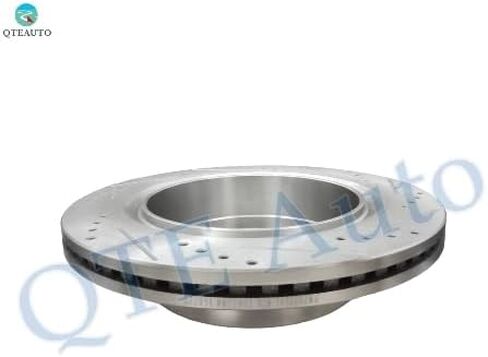 PM Auto Rear 348mm Drilled Slotted Disc Brake Rotors Replacement For 2012-2018 Ford F-150, Automotive Replacement Brake Rotors in Saudi Arabia
