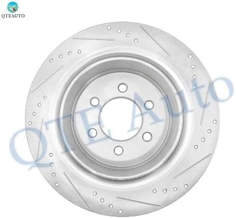 PM Auto Rear 348mm Drilled Slotted Disc Brake Rotors Replacement For 2012-2018 Ford F-150, Automotive Replacement Brake Rotors in Saudi Arabia