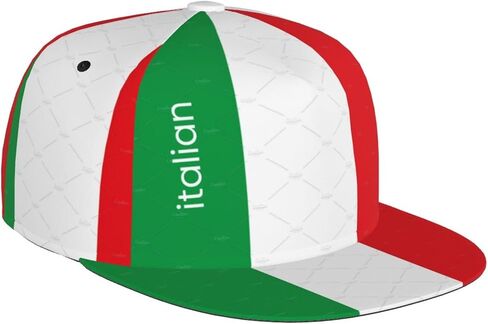 Vintage Italian Flag Baseball Cap Cute Italy Flag Hat Adjustable Hats for Men Women in Saudi Arabia