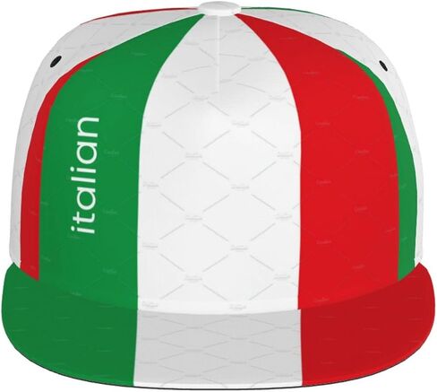 Vintage Italian Flag Baseball Cap Cute Italy Flag Hat Adjustable Hats for Men Women in Saudi Arabia