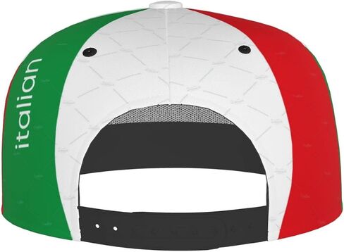 Vintage Italian Flag Baseball Cap Cute Italy Flag Hat Adjustable Hats for Men Women in Saudi Arabia
