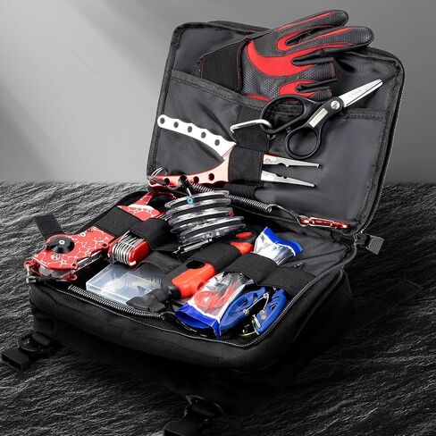 Jueachy Molle Large Tactical Pouch: EDC Pouch Medical Tool Pouches Expandable Admin Bag Accessories Organizer Utility Pack in Kuwait