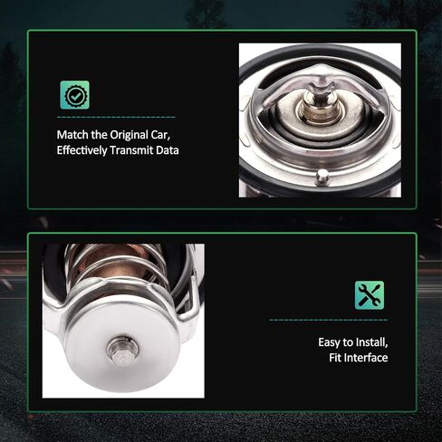 مجموعة مبيت منظم الحرارة SCITOO 9091603075 لسيارة Toyota 4Runner Camry Celica Corolla Tacoma لسيارة M-itsubishi Lancer Mirage لـ L-exus RX350 RX400h RX450h SC300 SC400 غطاء منظم الحرارة/مخرج المياه in Saudi Arabia