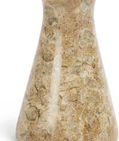 حامل شموع رخامية باللون البني حامل شموع حجري أنيق لديكور المنزل in Kuwait