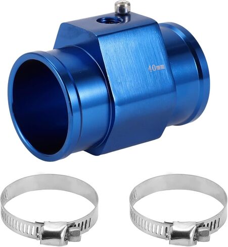 1 Set Car Water Coolant Temperature Sensor Adapter Joint Pipe Radiator Sensor Adaptor 40mm Blue in Saudi Arabia