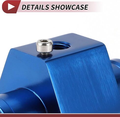 1 Set Car Water Coolant Temperature Sensor Adapter Joint Pipe Radiator Sensor Adaptor 40mm Blue in Saudi Arabia