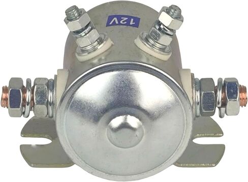 12V Continuous Duty Solenoid Relay 1114208 Compatible with EZGO Marathon 1979-1994 Gas Golf Cart Winch Marine RV Heavy Duty 4-Terminal Max 300A Inrush 16542-G1 70-111224 3635820 1114218 1114223 in Saudi Arabia