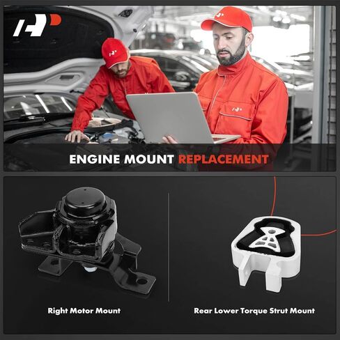 A-Premium 2PCS Engine Motor Mount and Torque Strut Mount Set Compatible with Ford Fusion 2013-2020, SSV Plug-in Hybrid 2019-2020 & Lincoln MKZ 2013-2020, 2.0L, Naturally Aspirated, Replace# DG9Z6038G in Saudi Arabia