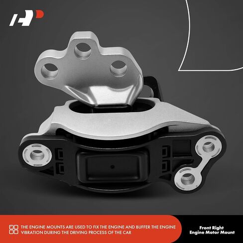 A-Premium Front Right Passenger Side Engine Motor Mount Compatible with Fiat 500L 2014 2015 2016 2017 2018 2019, 1.4L in Saudi Arabia