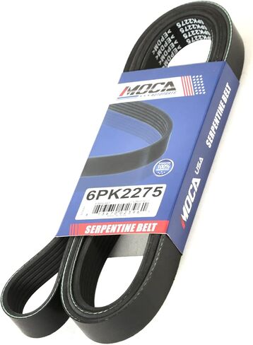 MOCA 6PK2275 EPDM Serpentine Belt fits 1992-2009 for Ford Escape Focus for Dodge for Jeep for Lexus for Mazda in Saudi Arabia
