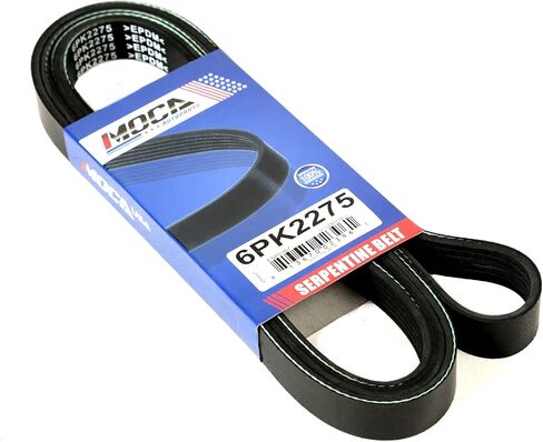 MOCA 6PK2275 EPDM Serpentine Belt fits 1992-2009 for Ford Escape Focus for Dodge for Jeep for Lexus for Mazda in Saudi Arabia