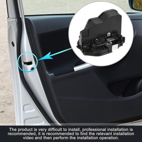 X AUTOHAUX 51217229458 مزلاج أمامي يمين مشغل قفل باب السيارة لسيارات BMW 325i 320i 328i 335i 525i 528i 740i 750i X1 X3 X5 X6 F30 F31 F32 F10 F11 F25 E70 E71 لميني كونتري مان بيسمان in Saudi Arabia