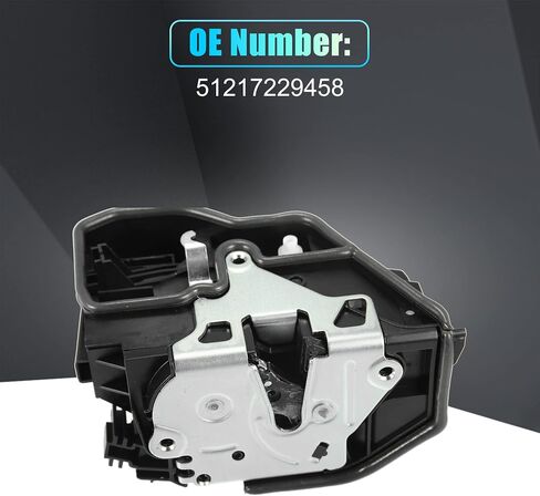 X AUTOHAUX 51217229458 مزلاج أمامي يمين مشغل قفل باب السيارة لسيارات BMW 325i 320i 328i 335i 525i 528i 740i 750i X1 X3 X5 X6 F30 F31 F32 F10 F11 F25 E70 E71 لميني كونتري مان بيسمان in Saudi Arabia