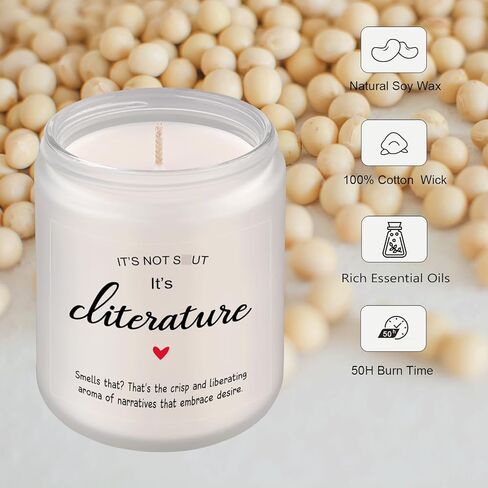 هدايا كتابية، هدايا كتاب سموتي لمحبي الكتب، دودة الكتب، أمين المكتبة - هدايا تحت عنوان الكتاب، هدايا قراءة مضحكة للنساء، القراء، هدايا محبي الكتب - شمعة سموت in Kuwait