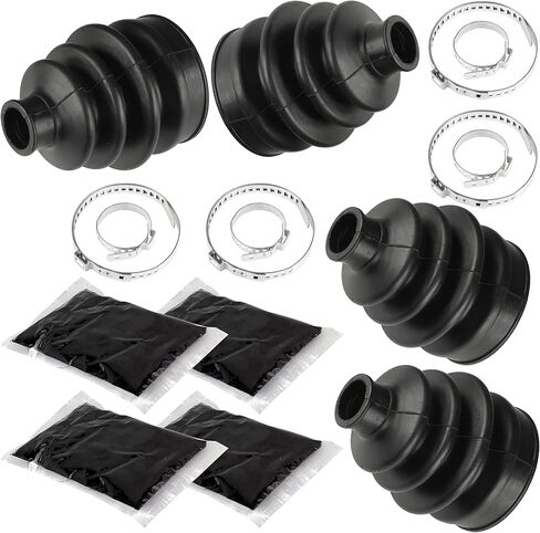 Caltric 2 Rear Axle Left and Right Outer CV Boot Kit Compatible with Yamaha Grizzly 550 YFM550 2012 2013 2014 in Saudi Arabia