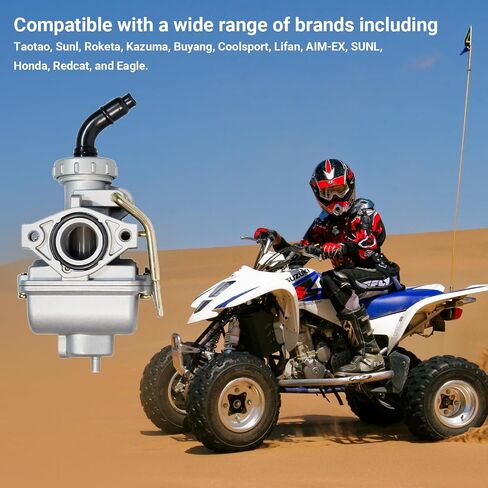 مجموعة المكربن ​​PZ20 لـ Kazuma Baja 50cc 70cc 90cc 110cc 125cc TaoTao 110B NST SunL ​​4x4 مركبة ذات دفع رباعي عربة رباعية العجلات دراجة ترابية in Saudi Arabia