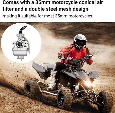 مجموعة المكربن ​​PZ20 لـ Kazuma Baja 50cc 70cc 90cc 110cc 125cc TaoTao 110B NST SunL ​​4x4 مركبة ذات دفع رباعي عربة رباعية العجلات دراجة ترابية in Saudi Arabia