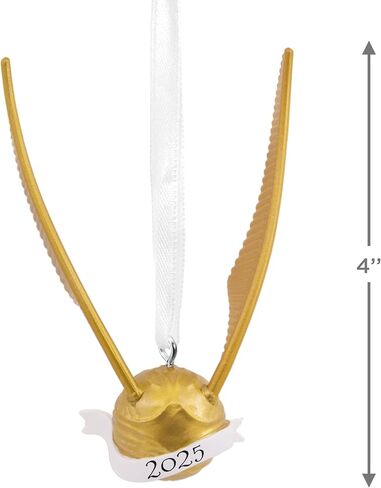 Hallmark Harry Potter Golden Snitch 2025 Christmas Ornament, Gifts for Harry Potter Fans in Saudi Arabia