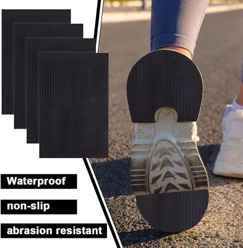 NBEADS 22x15inch Shoe Sole Repair Rubber, 3.5mm Thick Non-Slip Shoes Bottom Repairing Material Repairing Shoe Sole Sheet Sole Protector Sole Repair Accessories for Boots Leather Shoes, Tan in Saudi Arabia