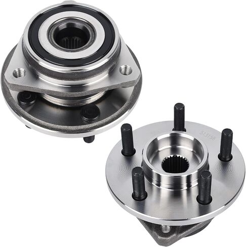 KUSATEC 513158 2PCS Front Wheel Hub & Bearing Assembly Fit for 1999-2001 Jeep Cherokee, 2000-2006 TJ, 1999-2006 Wrangle,Passenger and Drive Side in Saudi Arabia