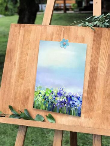 Cute Flower Push Pins,30 Pcs Decorative Push Pins for Cork Board Yellow and White Fun PushPins for Bulletin Boards Flower Thumb Tacks for Wall Photos,Posters,Map Pins Offices Schools Supplies in Kuwait