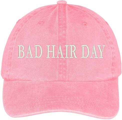 Trendy Apparel Shop Bad Hair Day Embroidered Pigment Dyed Low Profile Cap in Saudi Arabia