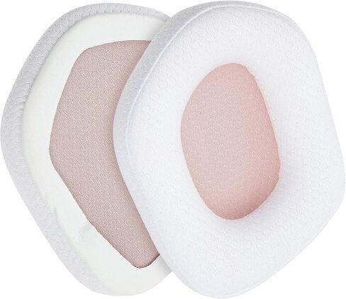 Geekria Comfort Mesh Fabric Replacement Ear Pads for Logitech G733 Headphones Ear Cushions, Headset Earpads, Ear Cups Cover Repair Parts (Grey) in Saudi Arabia