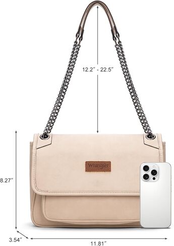 Wrangler Shoulder Bag for Women Retro Purses and Handbags Crossbody Bags with Chain Strap in Saudi Arabia