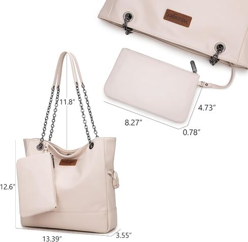 Montana West Wrangler Tote Bag for Women 2PCS Purses and Handbags Drawstring Shoulder Bag with Chain Straps in Saudi Arabia