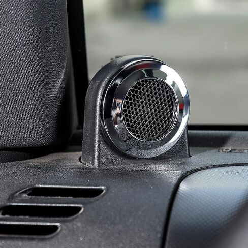 غطاء مكبر صوت A-Pillar ملحقات داخلية لتزيين 2007-2014 Jeep Wrangler JK JKU (كروم) in Saudi Arabia