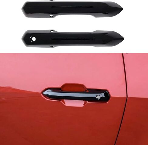Compatible with 2024 2025 Ford Mustang Accessories Inner Door Vent Air Outlet Frame Cover Trim (Carbon Fiber Style) in Saudi Arabia