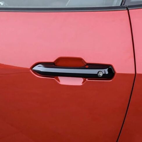 Compatible with 2024 2025 Ford Mustang Accessories Inner Door Vent Air Outlet Frame Cover Trim (Carbon Fiber Style) in Saudi Arabia