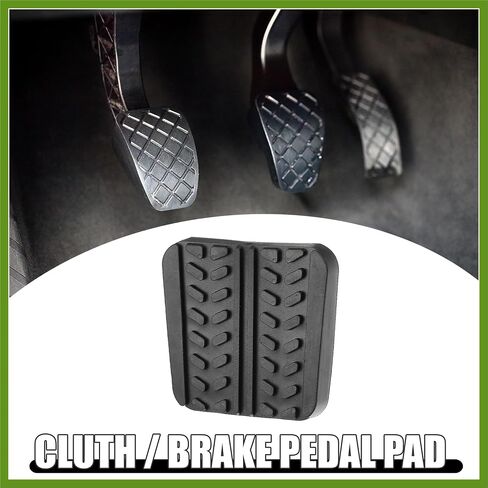 Anti-Slip Clutch Brake Pedal Cover Car Pedal Cover Fit for Mazda B2600 - Pack of 1 Black Vehicle Components in Saudi Arabia