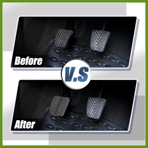 Anti-Slip Clutch Brake Pedal Cover Car Pedal Cover Fit for Mazda B2600 - Pack of 1 Black Vehicle Components in Saudi Arabia