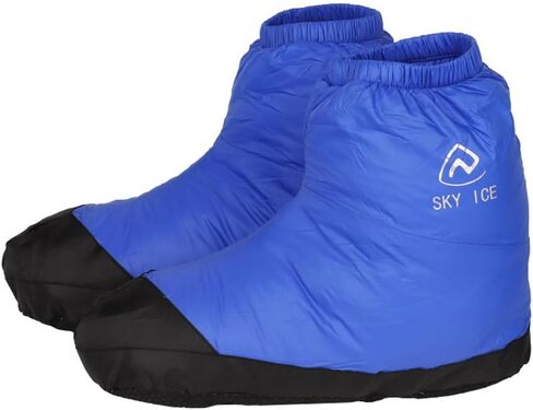 LIXADA Down Booties Warm Socks Waterproof Down Slipper Boots Lightweight Down Socks Stuffed Booties Down Feet Covers for Men Women in Saudi Arabia