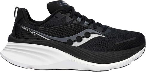 Saucony Men's Hurricane 24 Sneaker, Navy/Peel, 10 Wide in Saudi Arabia