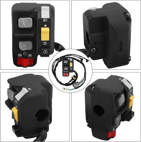 M MATI Left Handlebar Switch Electric Shift Start Stop Headlight for Honda Foreman 500 ES TRX500FE1/FE2 2014-2019 35140-HR4-A41 35140-HR4-641 35140-HR4-642 35140-HR4-643 in Saudi Arabia