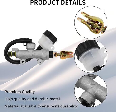 AHL Motorcycle Rear Foot Master Cylinder Brake Pump for Honda CBR250 VT250 CB400 VTEC I II III CBR400 VFR400 CB-1 CBR600 CBR1000 CB250 CB600 CB900 Nsr250 RFV400 VTR250 in Saudi Arabia