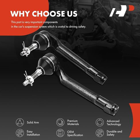 A-Premium 2 x Front Outer Tie Rod Ends, Compatible with Kia Sportage 2023 & Hyundai Tucson 2022-2024 in Saudi Arabia