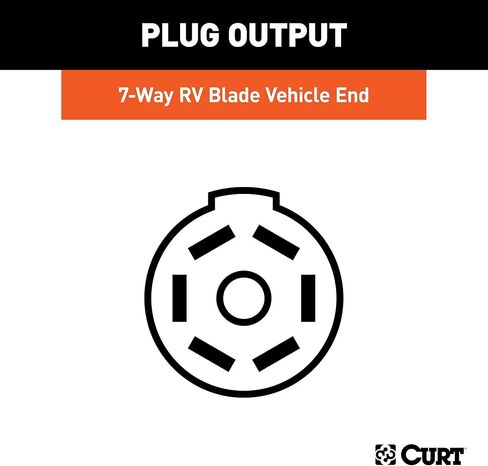 CURT 56071 سرير شاحنة جانبي بطول 7 أقدام، وصلة أسلاك للمقطورة ذات 7 دبابيس، اختر دودج رام 1500، 2500، 3500، داكوتا in Saudi Arabia