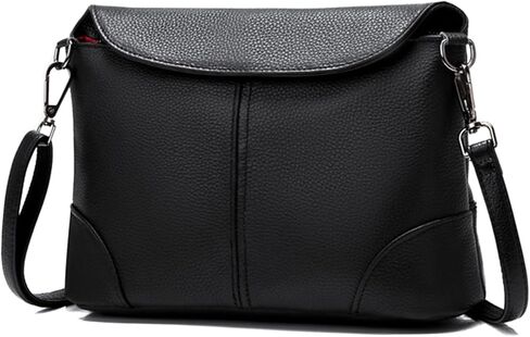 Genuine Leather Crossbody Bags for Women Medium Shoulder Purses Clutch Purses in Kuwait