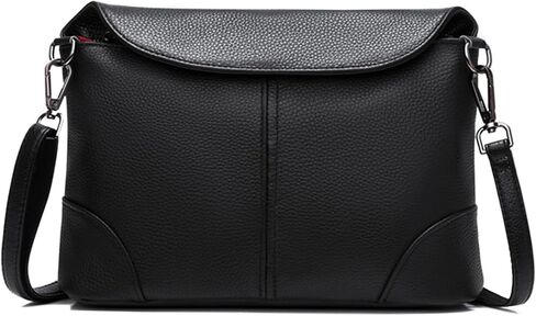 Genuine Leather Crossbody Bags for Women Medium Shoulder Purses Clutch Purses in Kuwait