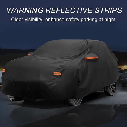 X AUTOHAUX غطاء سيارة في الهواء الطلق مقاوم للماء الشمس المطر الثلوج البرد حماية مع الجانب الأيسر الباب سحاب الألومنيوم فيلم ل أكورا RDX in Saudi Arabia
