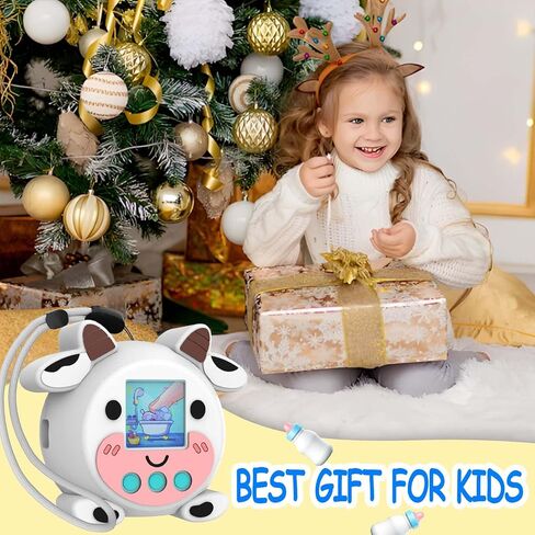 Cute Silicone Case for Punirunes Virtual Pet Case, Protective Skin Cover Compatible with Punirunes Interactive Digital Pet Case, Punirunes Case with Lanyard (Yellow Dog) in Kuwait