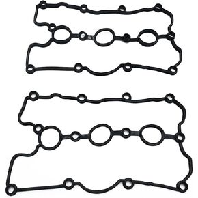 Engine Valve Cover Gasket Set Compatible with Audi A4 Quattro A5 A6 A7 A8 Q5 Q7 S4 S5 Sq5 Replacement for Volkswagen Touareg 2013 2014 2015 2016 2017 2018 2019 V6 3.0L 3.2L Replace VS50865R in Kuwait