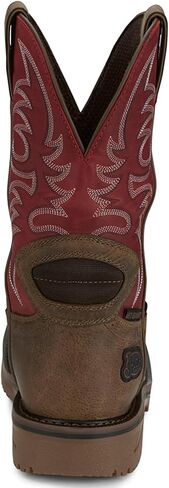 Justin Men's Broncy Waterproof Western Work Boot Composite Toe - Se4753 in Saudi Arabia