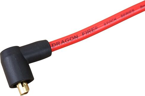 AIP Electronics Dragon Fire Race Series High Performance Ignition Spark Plug Wire Set Compatible with Ford BB 351C 351M 400M 429 460 Points Style Cap Factory OEM Fit PWJ118 in Saudi Arabia